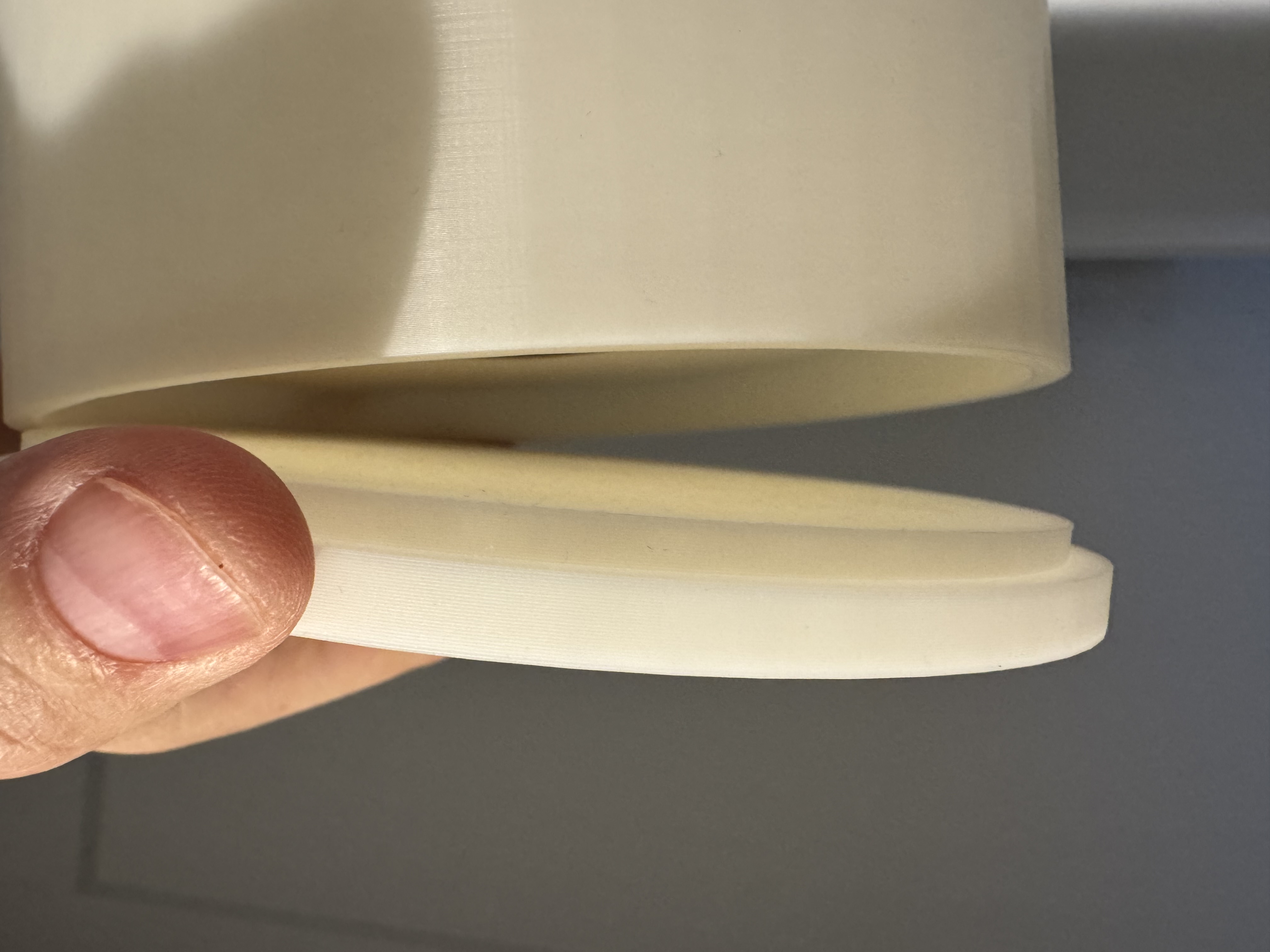 Friction-fit top for travel toilet paper holder