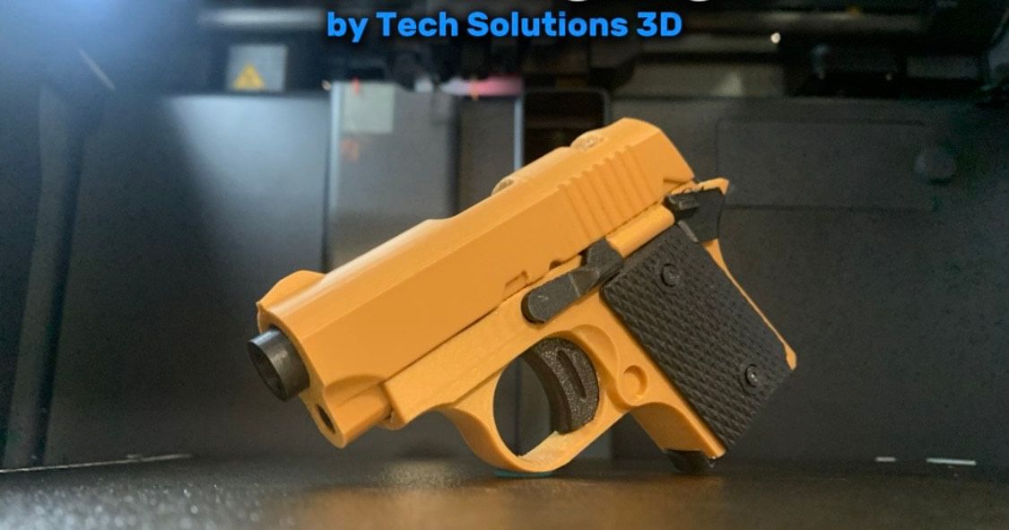 Mini M1911 figet gun by Tech Solutions 3D par Tech Solutions #2 ...