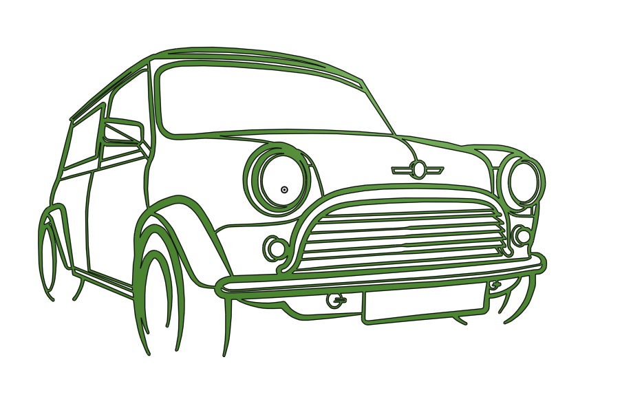 Morris Mascot Mini wall art