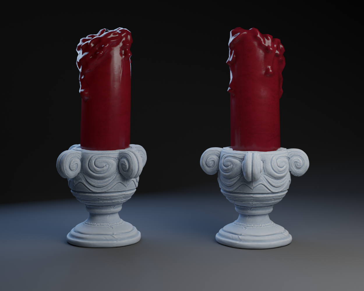 Mario Galaxy Candle Stick Holder