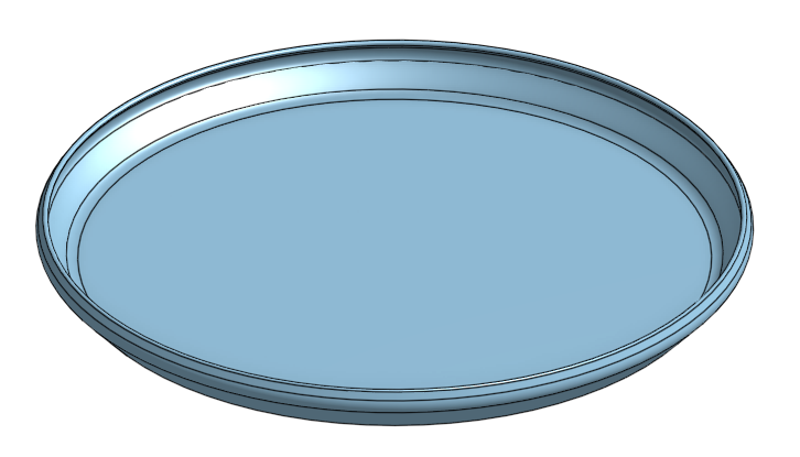 Bowl under flowerpot