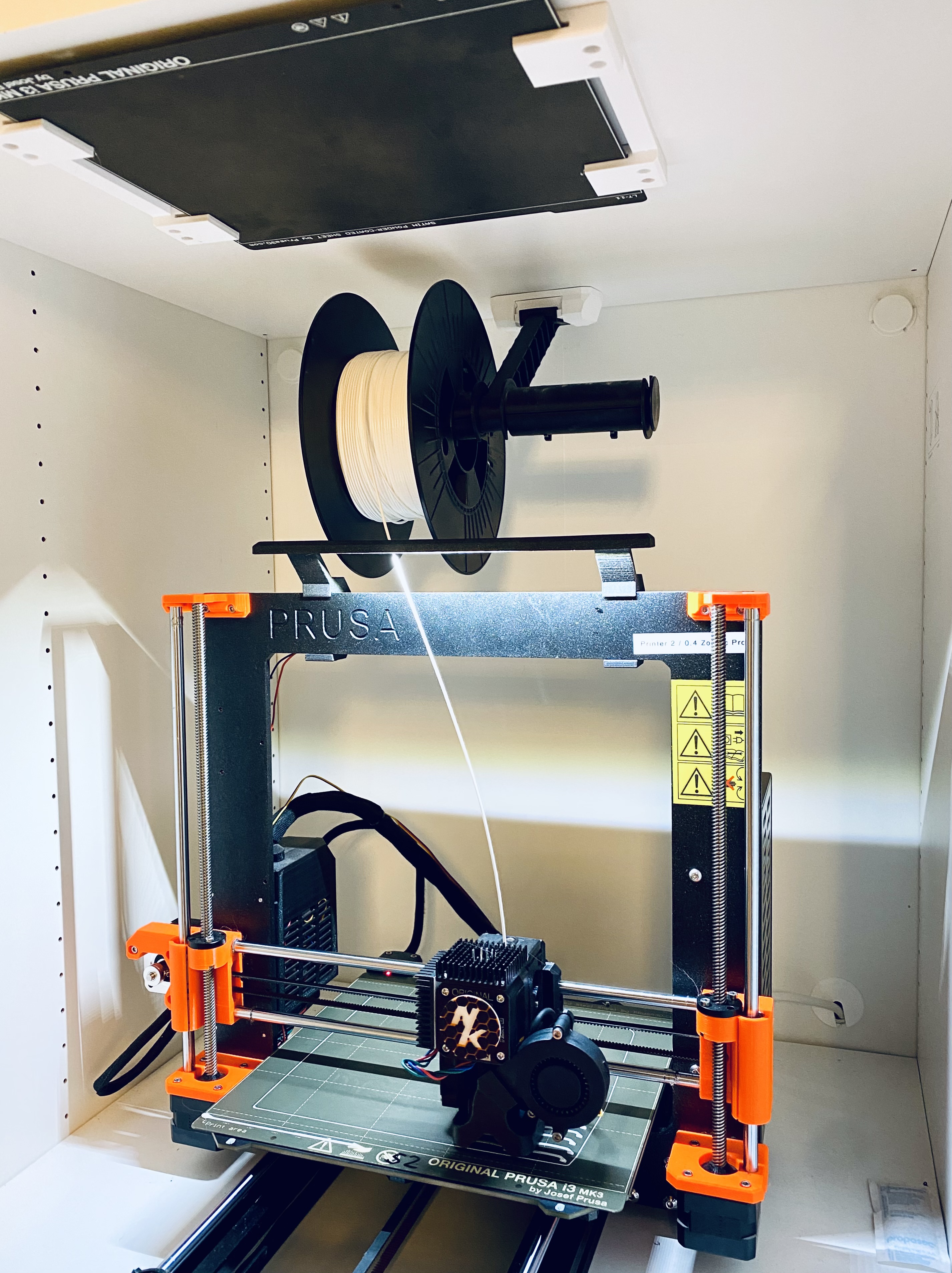 Prusa Spool Holder Ceiling Mount Bracket