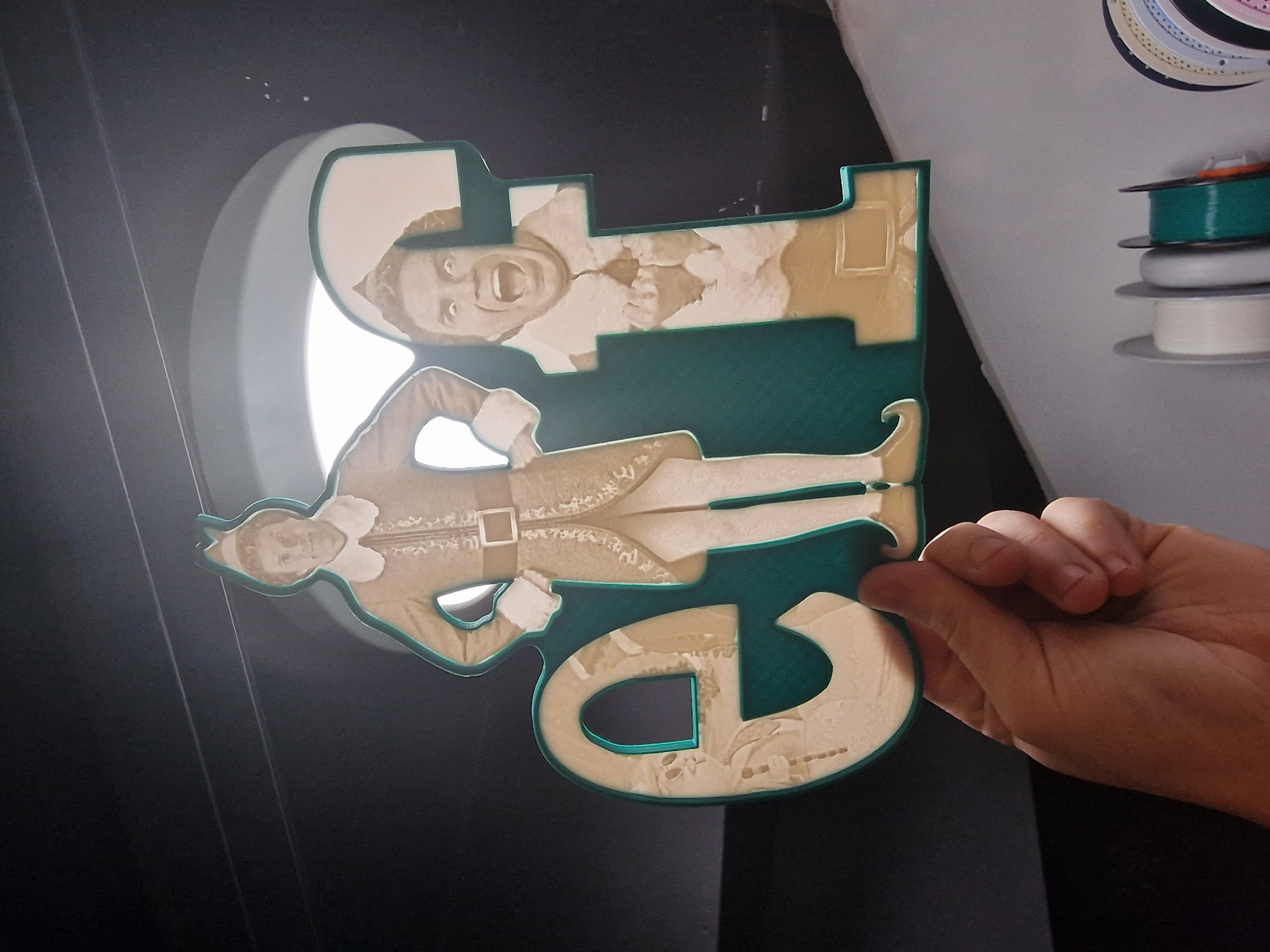 Elf Christmas Lithophane Lightbox
