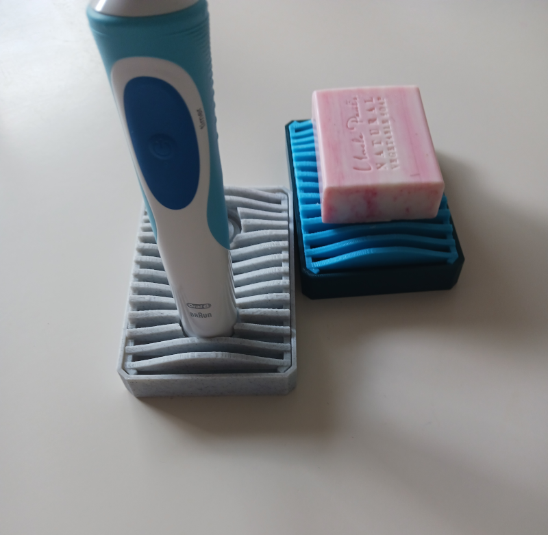 2x Braun Oral-B electric toothbrush holder