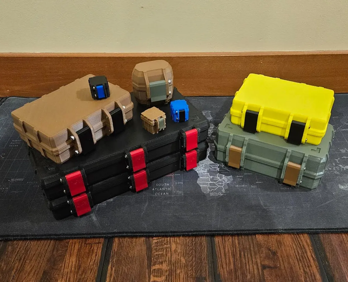 Super Customizable Rugged Box in OpenSCAD by Iceman | Download free STL ...