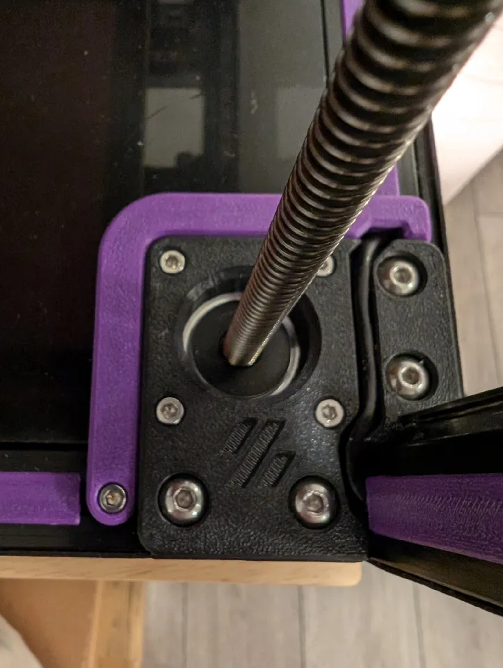 Voron Trident Z-Motor Mounts with Wire Channel by cliftoce