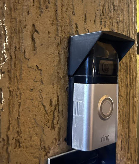 Ring Doorbell 4 Shade and spacer V2 by Its965 | Download free STL model | Printables.com