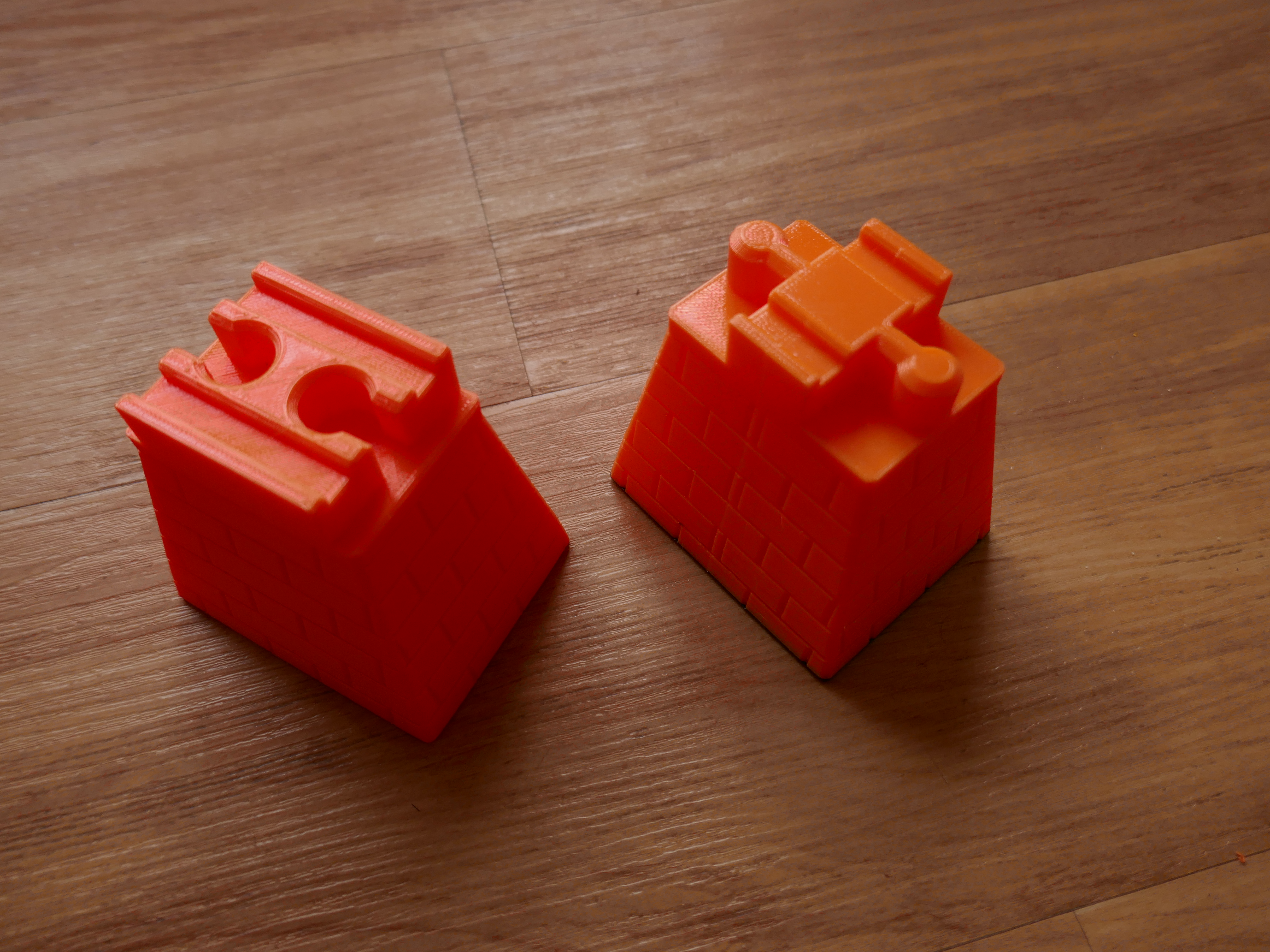 Bridge pillars for Brio wooden railway