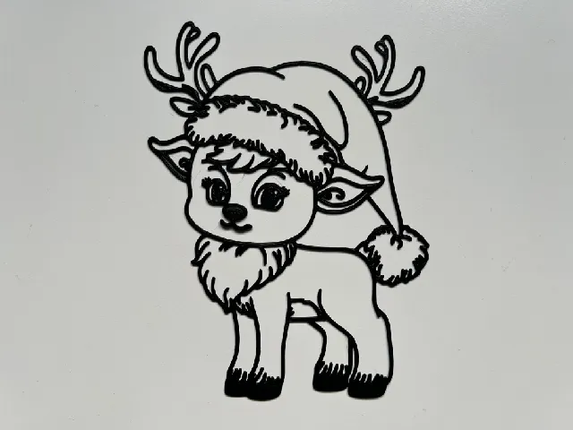 Christmas Cute Animal Wall Art #4