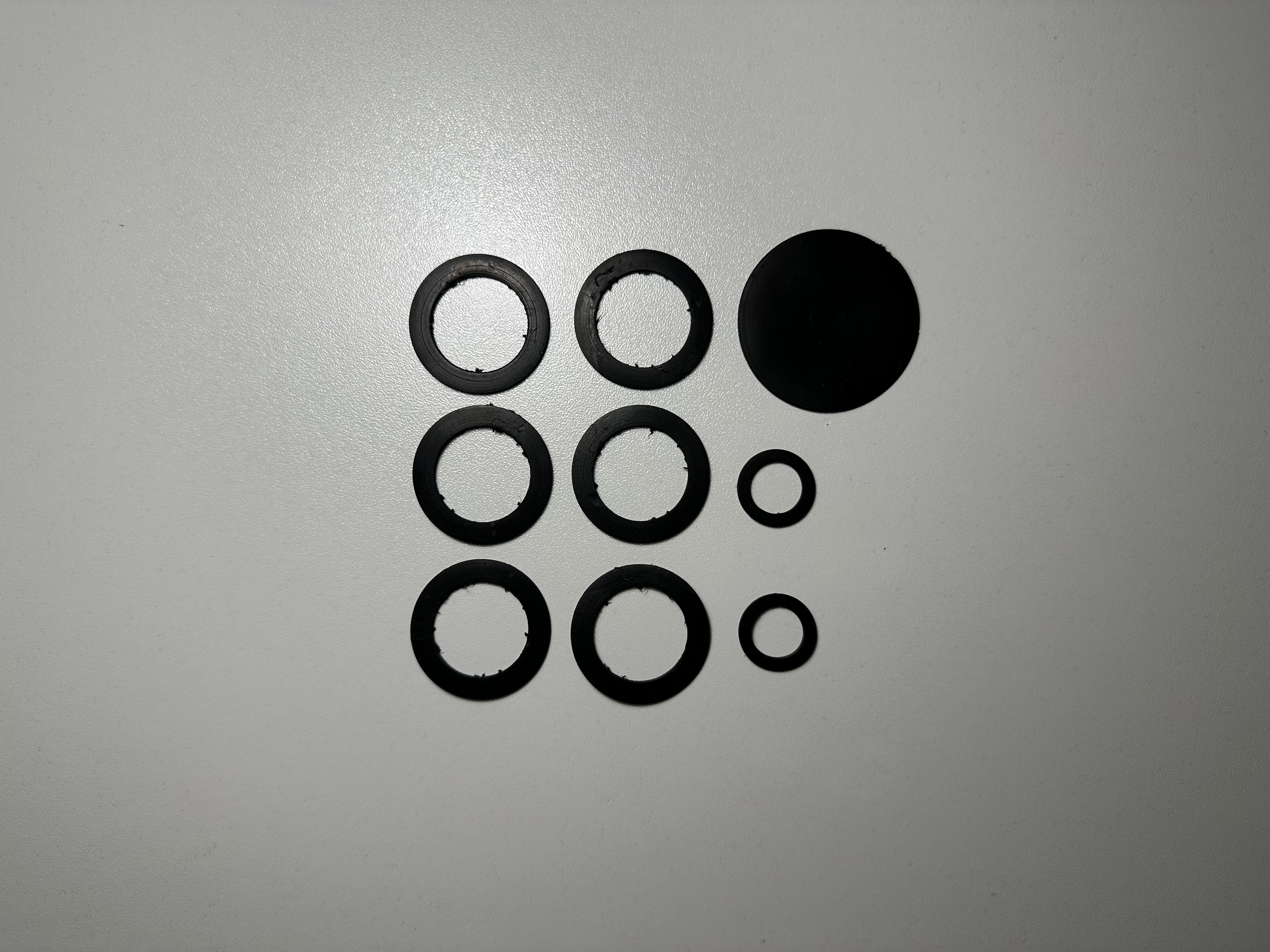 Set of pads for "Flexible & sturdy phone arm (100% Printed)"