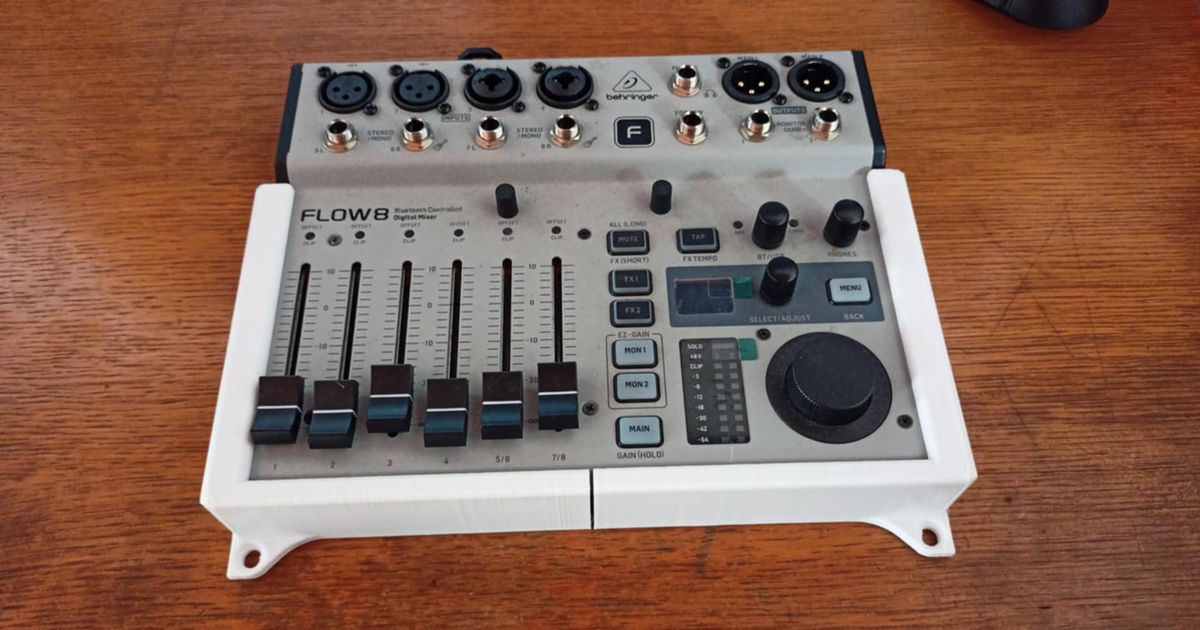 Behringer FLOW8 wall mount by Nik Sajevic | Download free Behringer FLOW8 wall mount by Nik Sajevic | Download free