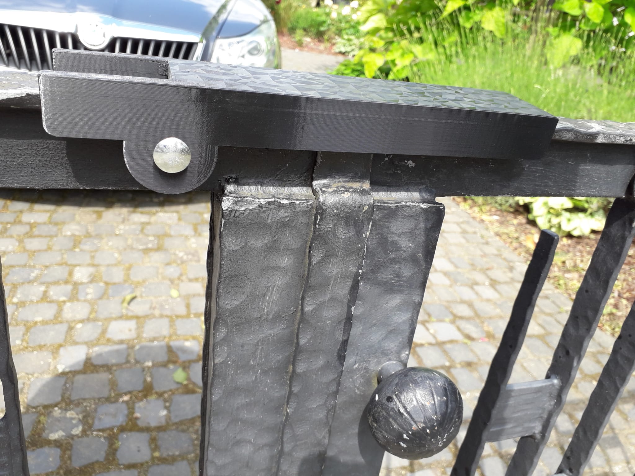Gartentor Klapp Riegel Gate Bar Latch Verschluss