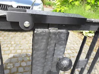 Gartentor Klapp Riegel Gate Bar Latch Verschluss