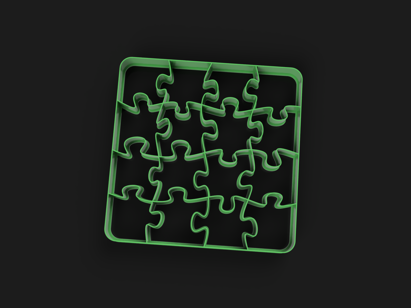 Puzzle Cookie cutter