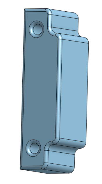 Metal Door Catch - Embedded Magnets
