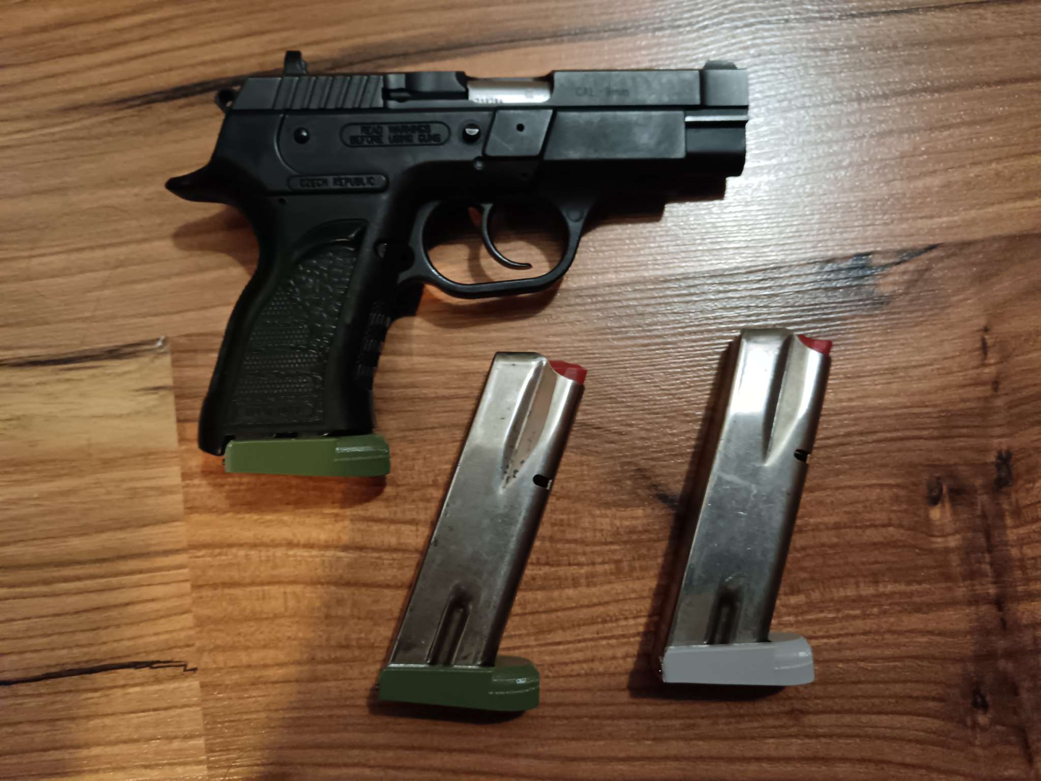CZ75 Compact to Alfa Defender magazine conversion