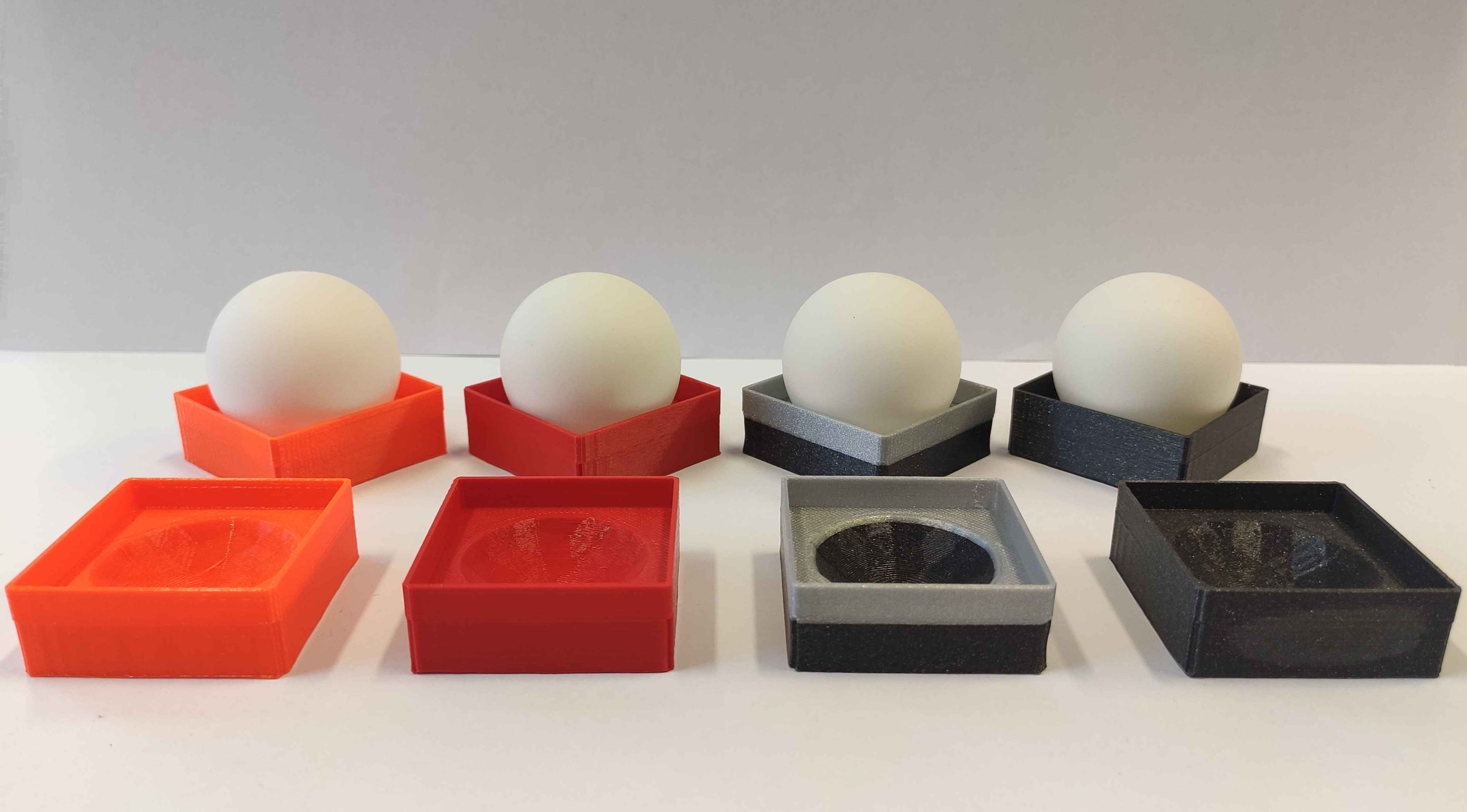 Table tennis ball holder box