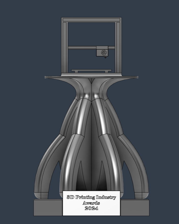 2024 3D Printing Industry Awards Trophy - 3D printer