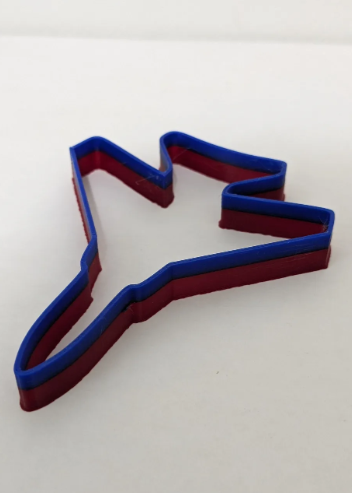 Airplane cookie cutter