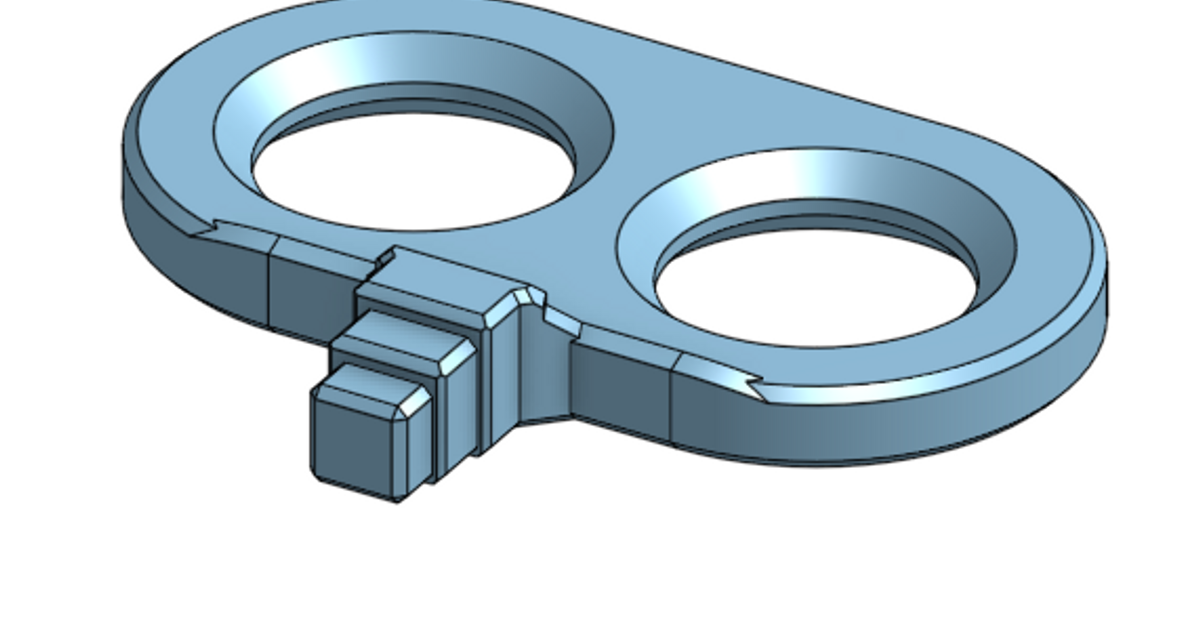 Square key by PavelB Download free STL model