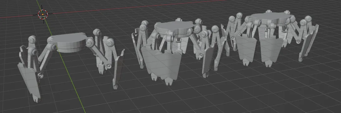 Robot Mech Pig and Leg Variations by Isaac Martinez | Download free STL ...