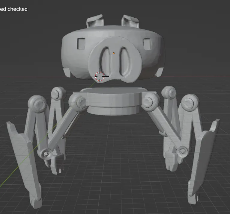 Robot Mech Pig and Leg Variations by Isaac Martinez | Download free STL ...
