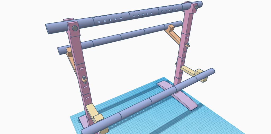 Miniatura 30 do modelo 3D Modular Warp Weighted Loom