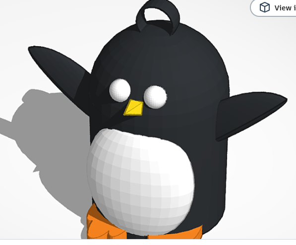 Penguin Keychain