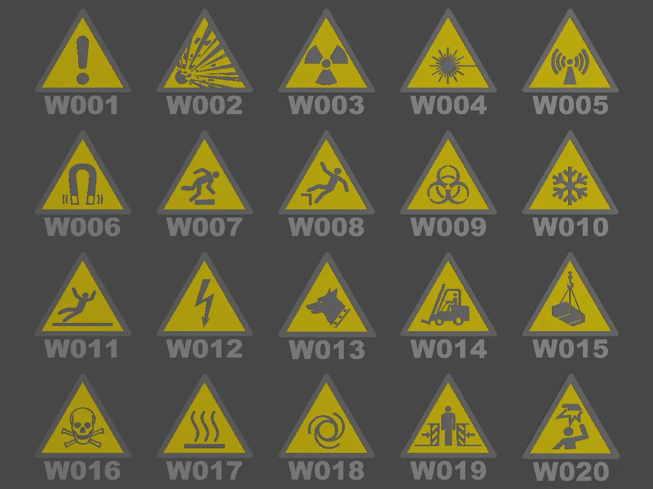 caution symbols