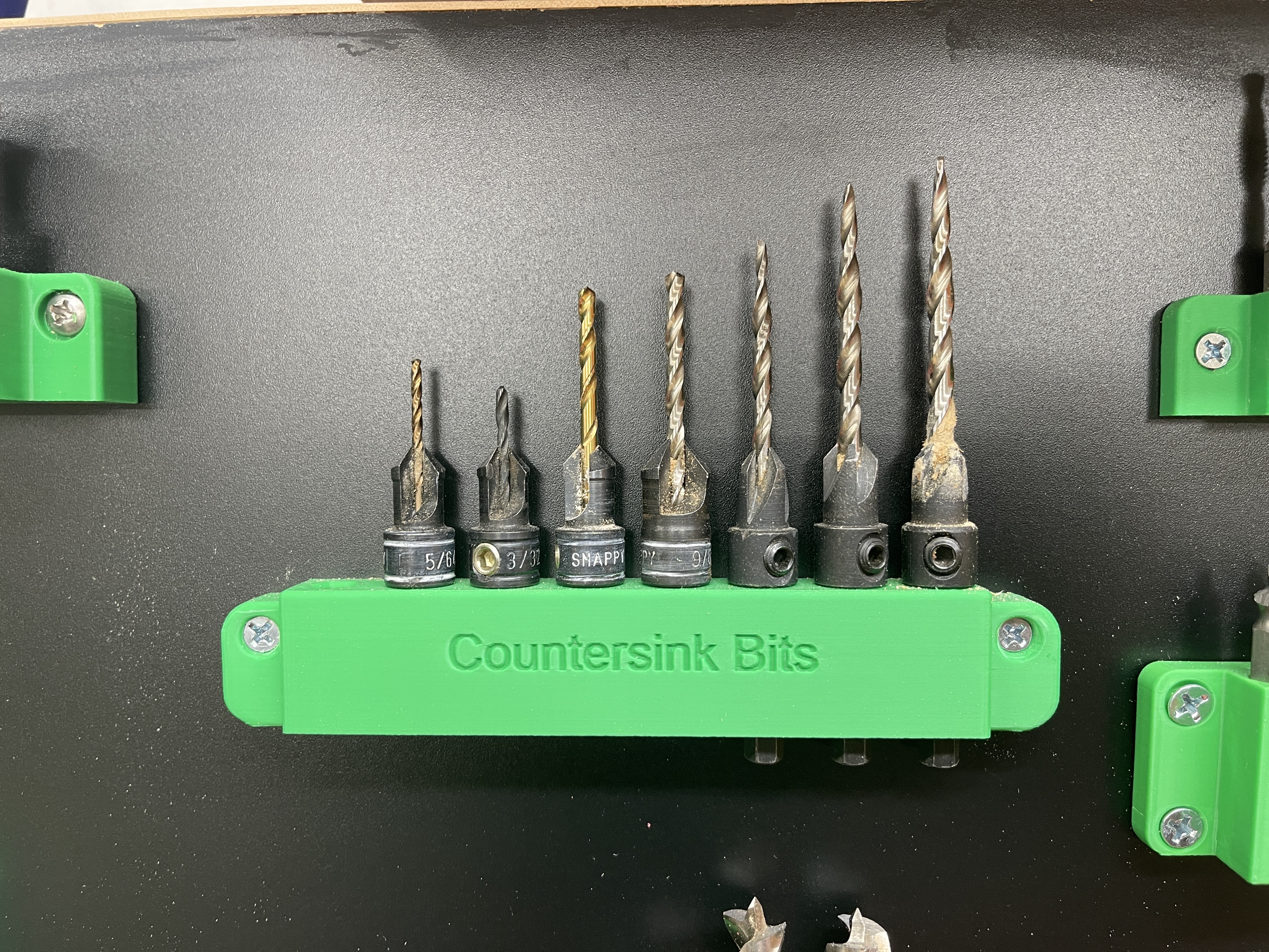 wall mounted countersink bits