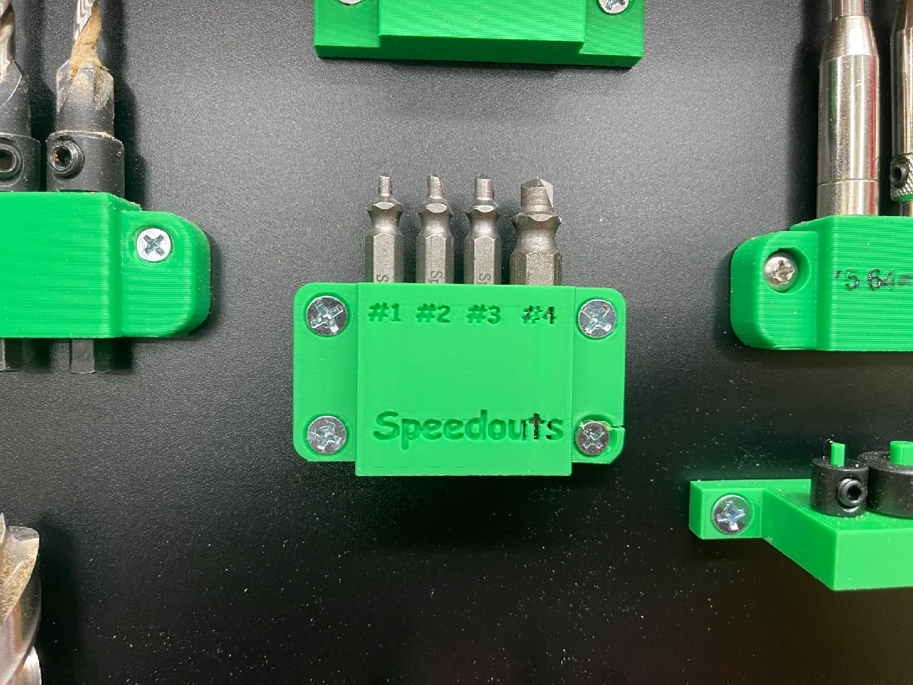 wall mounted speedout bits by hal | Download free STL model ...