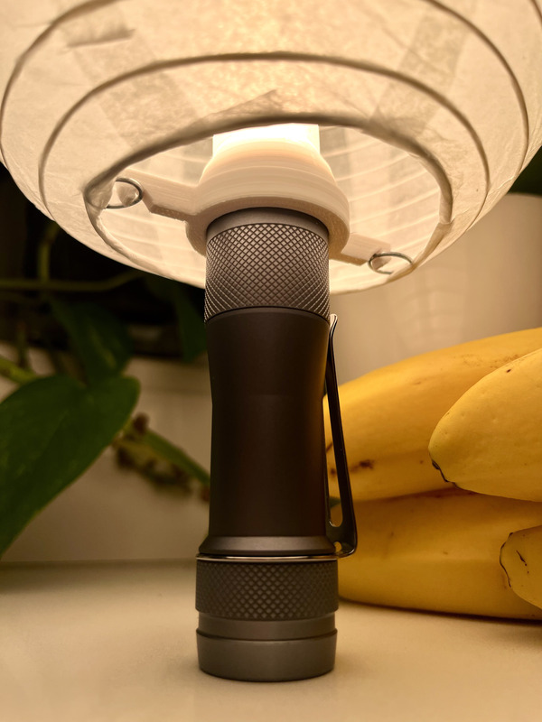 Miniatura 2 do modelo 3D Paper lantern flashlight diffuser