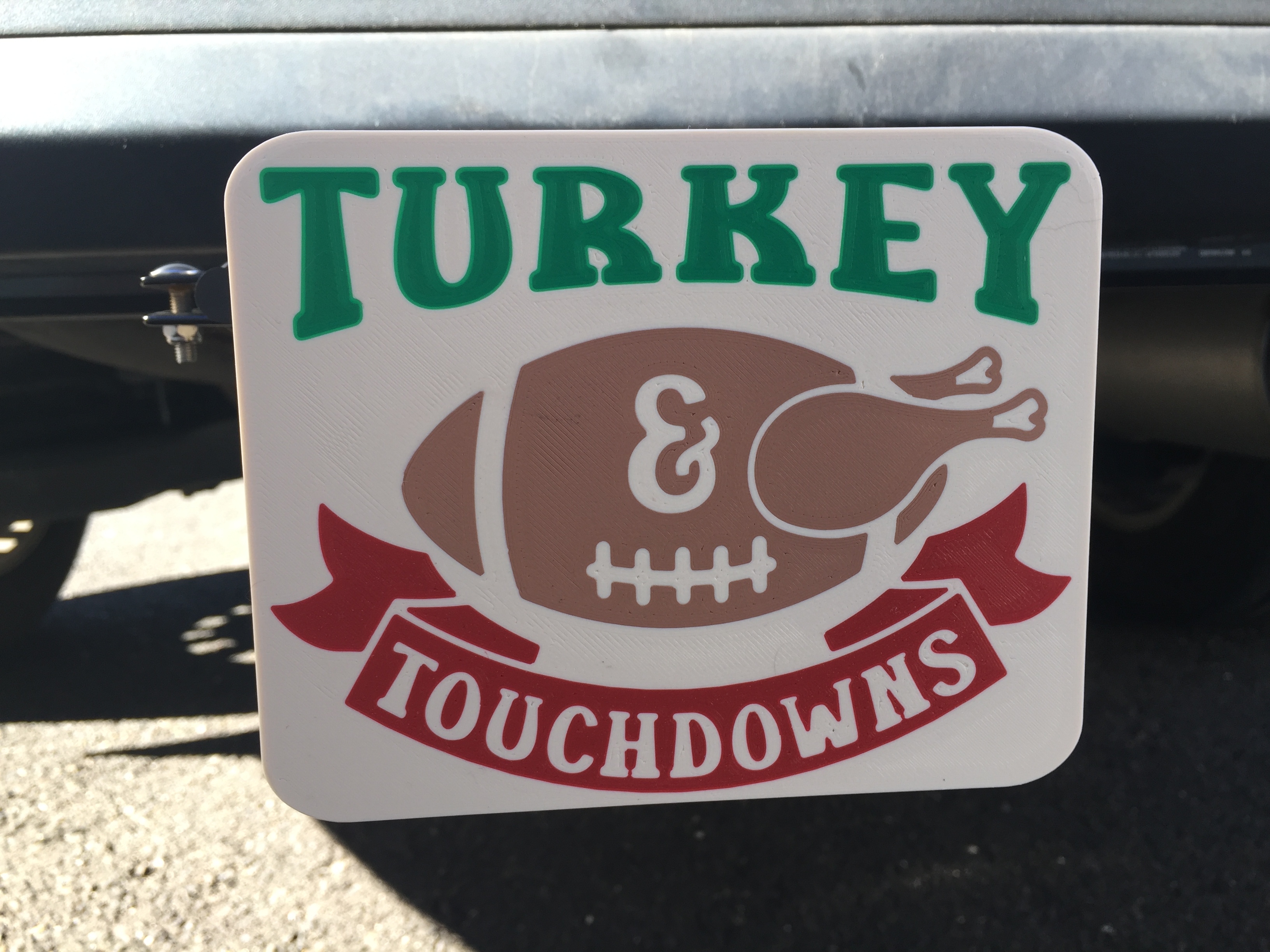 Trailer Hitch -Thanksgiving Touchdown
