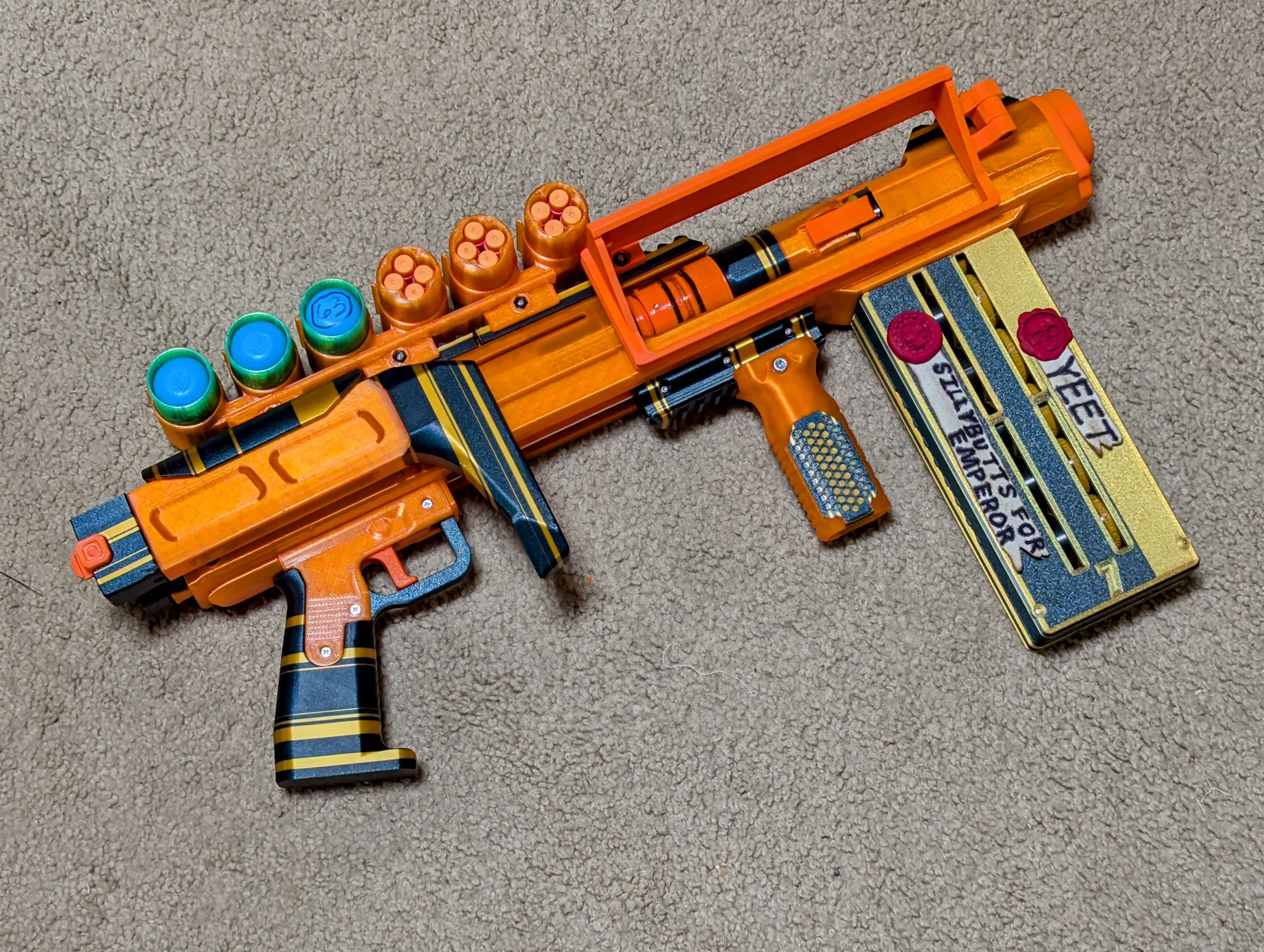 Pivoting Shell Catcher for the Battle Axe by SillyButts