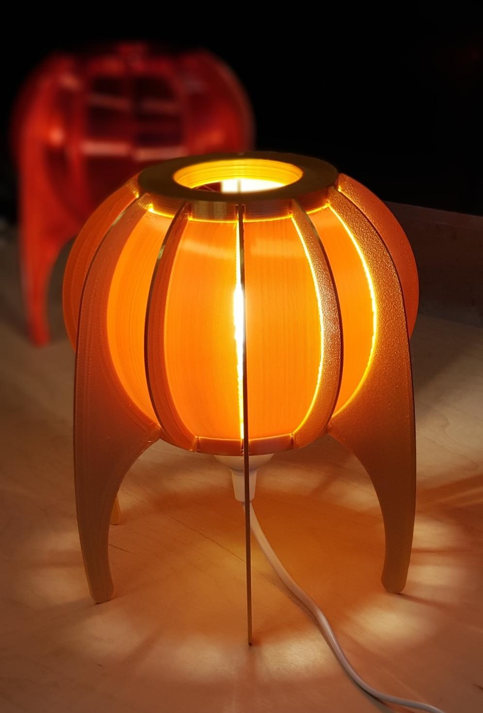 lumella #1 | Retro bedside lamp | Snap-fit