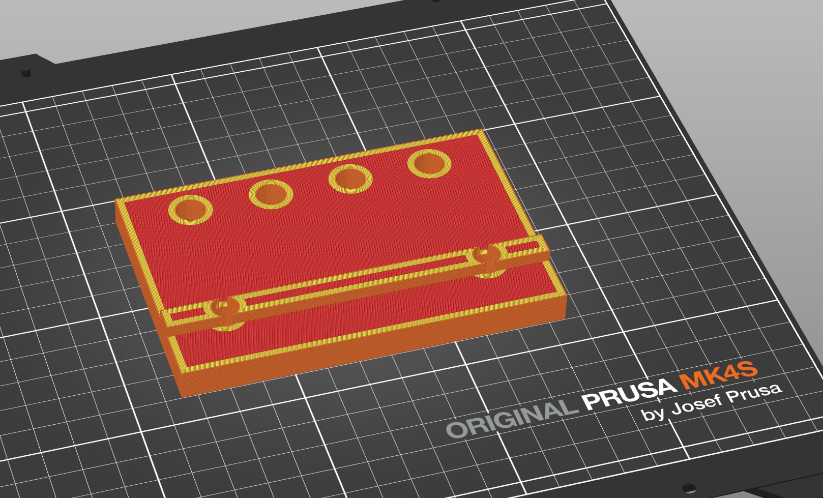 Filament Führung für 40x40 Aluprofil