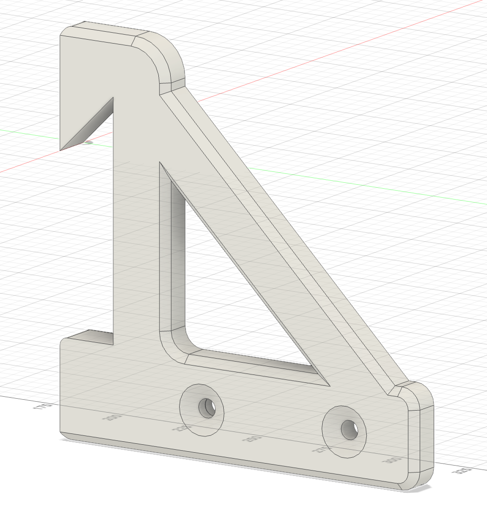 French Cleat bracket reinforced horizontal support