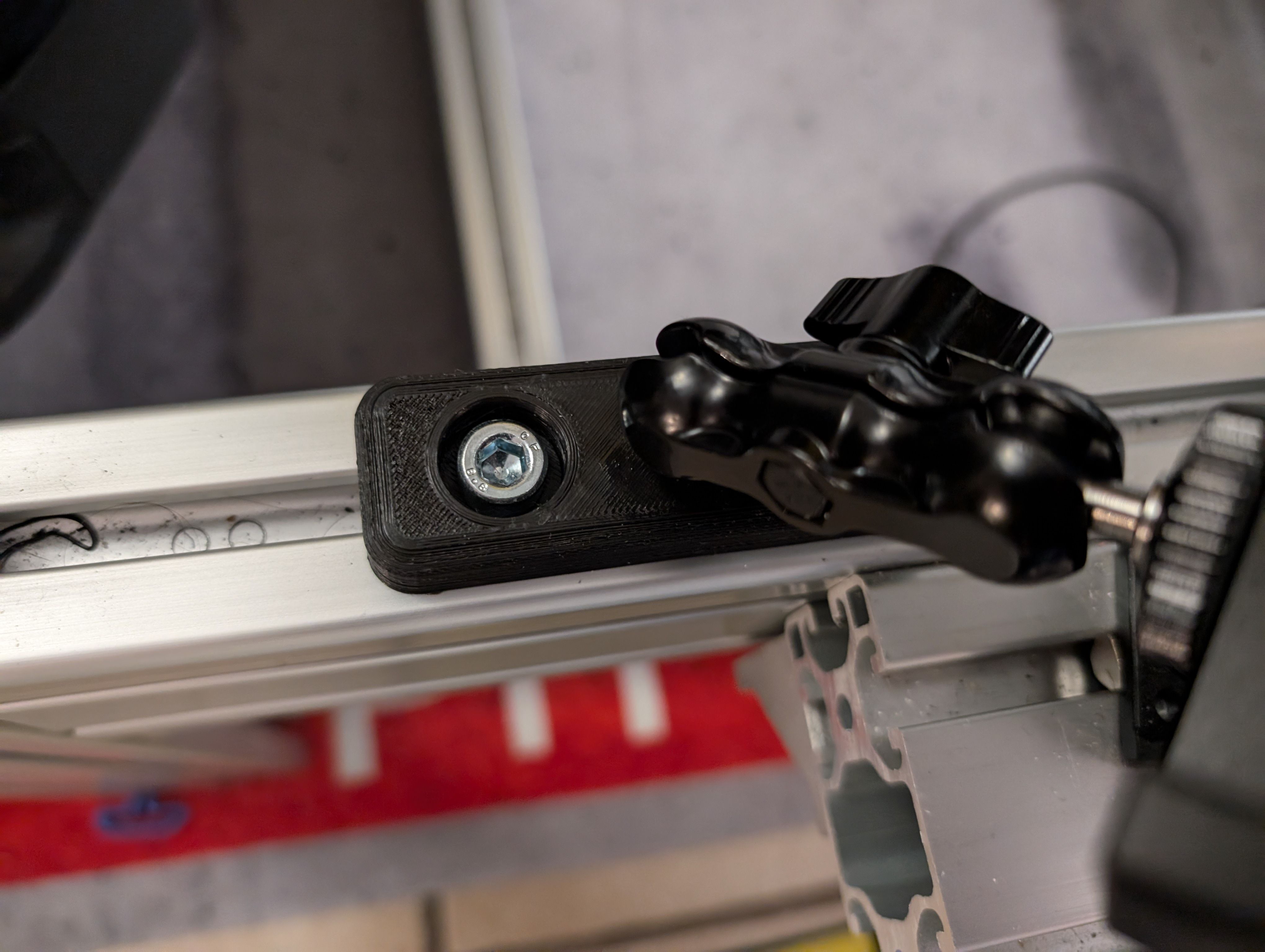 1/4 inch mount for 4040 alu profile sim rig