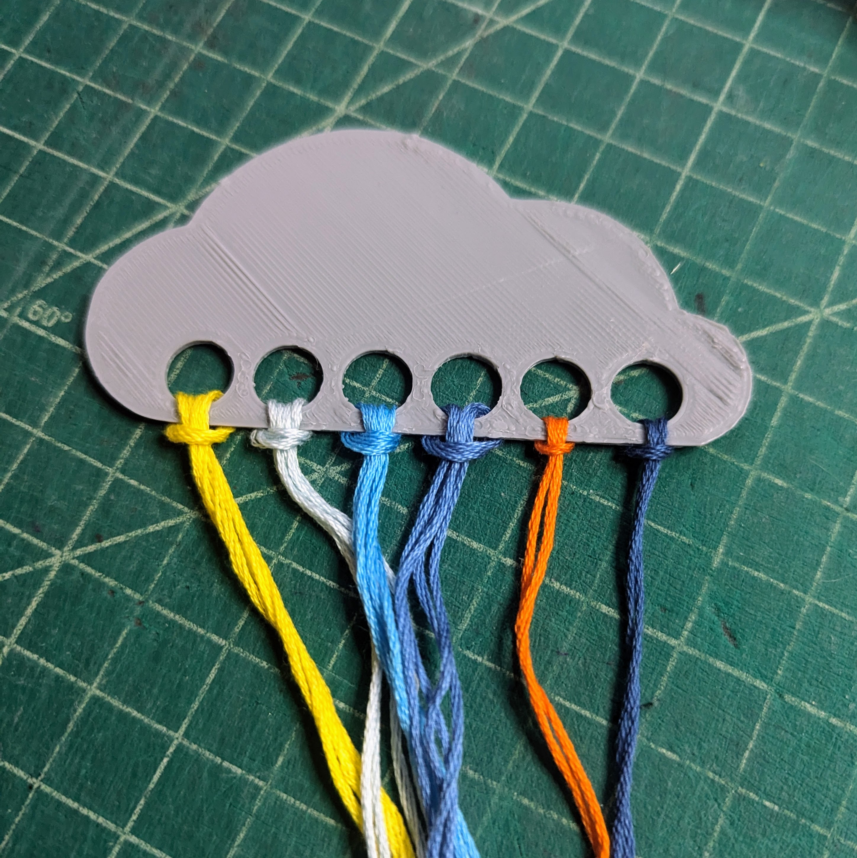 Cloud Floss Holder