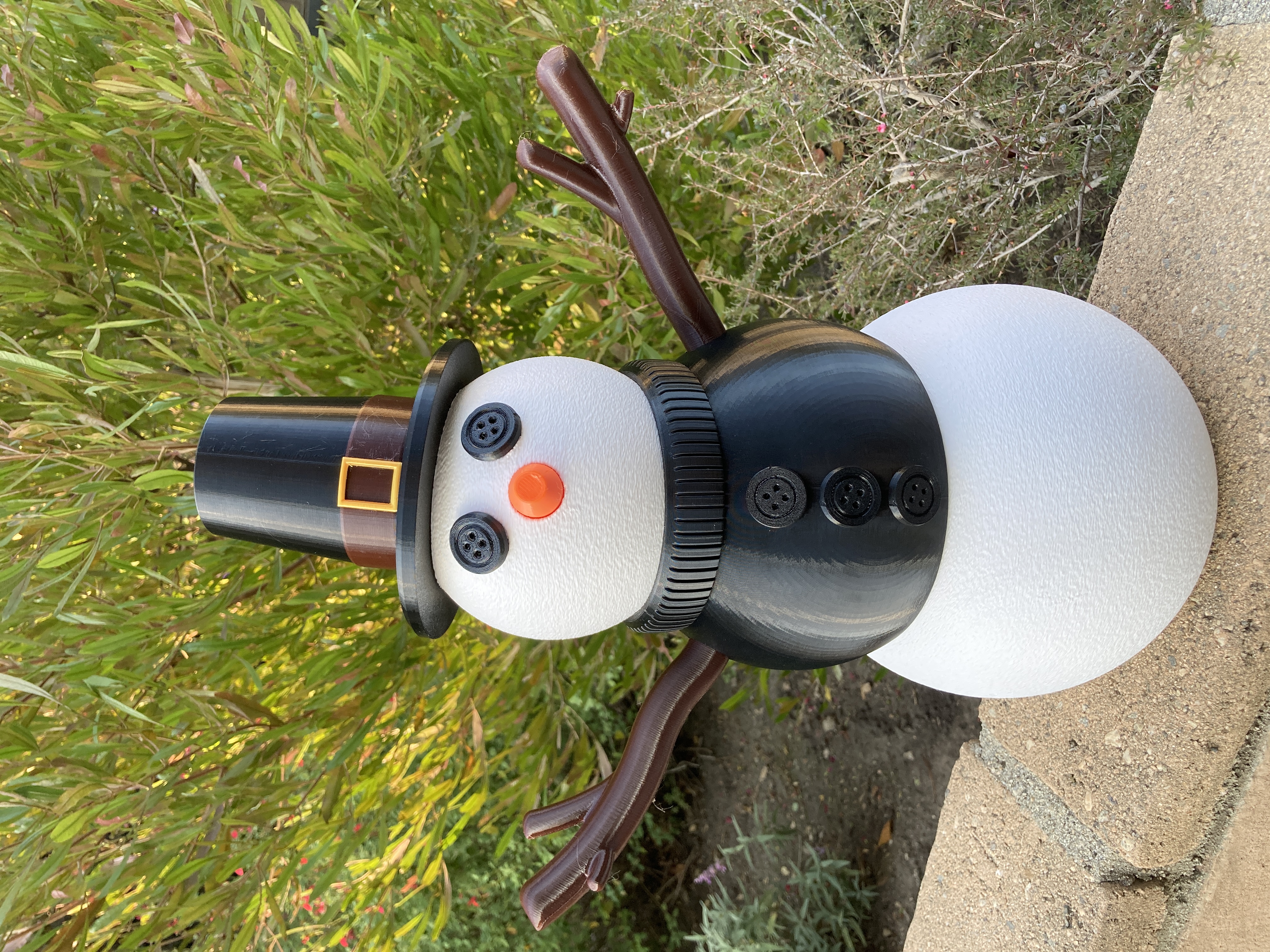 Pilgrim Hat with Buckle for Giant Snowman — thumbnail 3