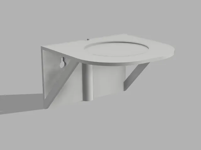 Simple HomePod Mini Wall Mount Shelf