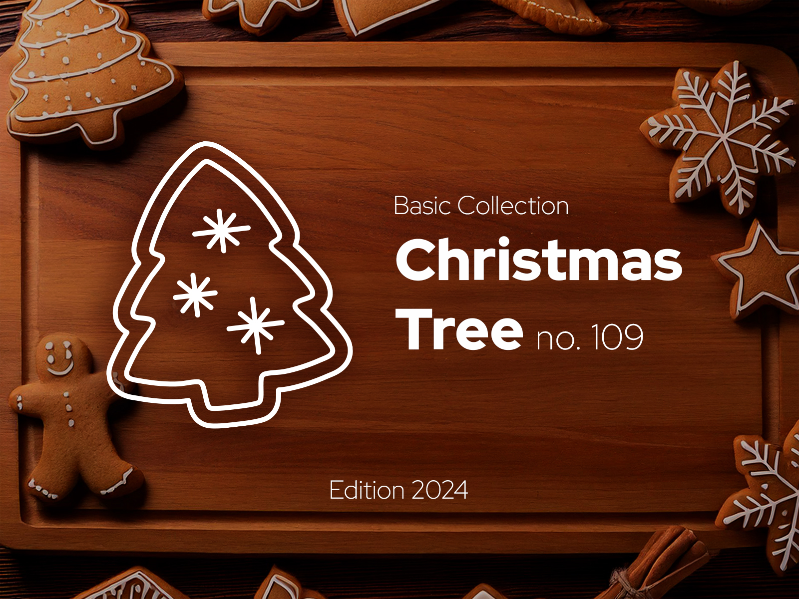 Christmas Tree - Gingerbread Cutter no. 109