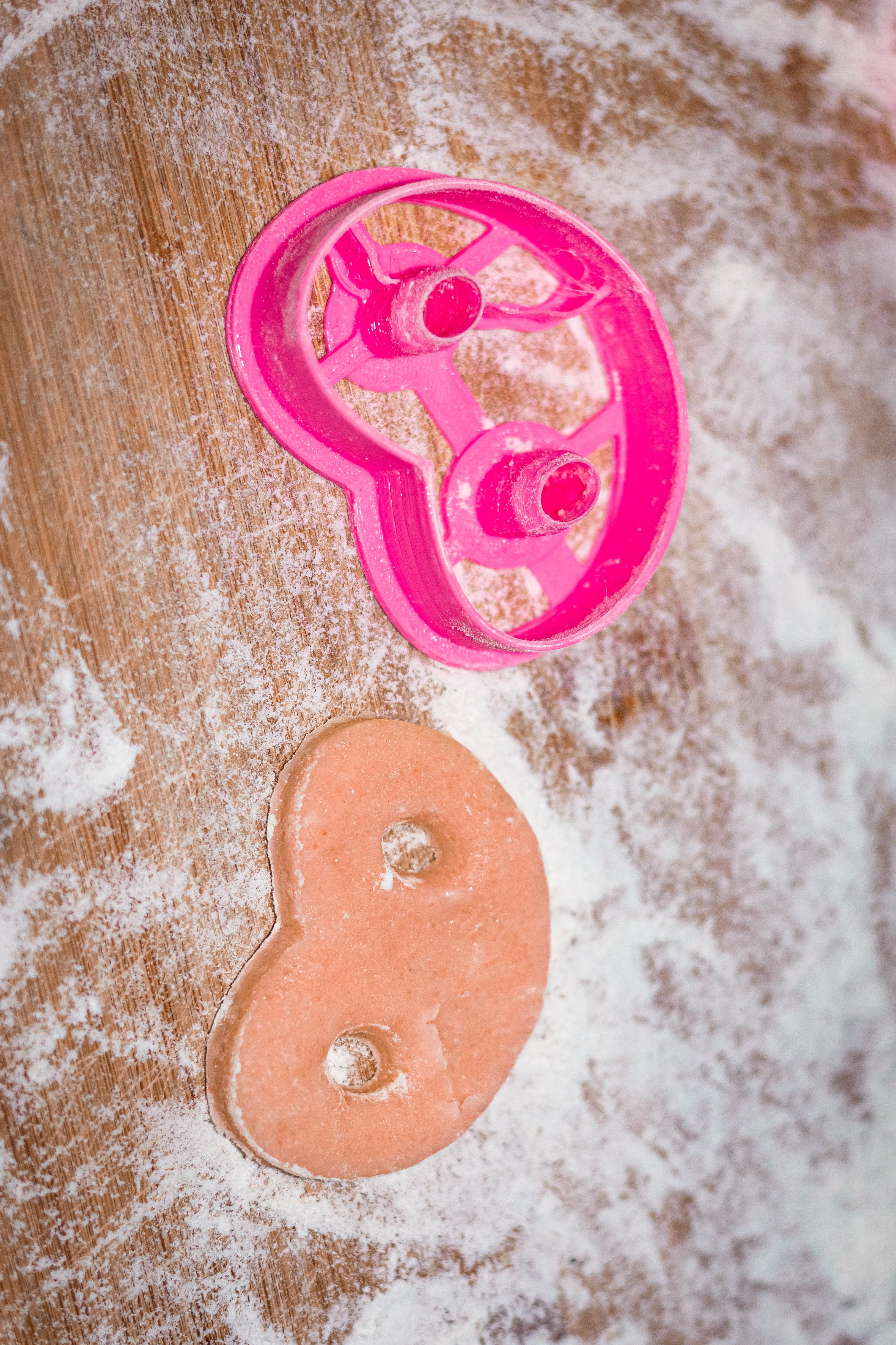 Pig snout cookie cutter