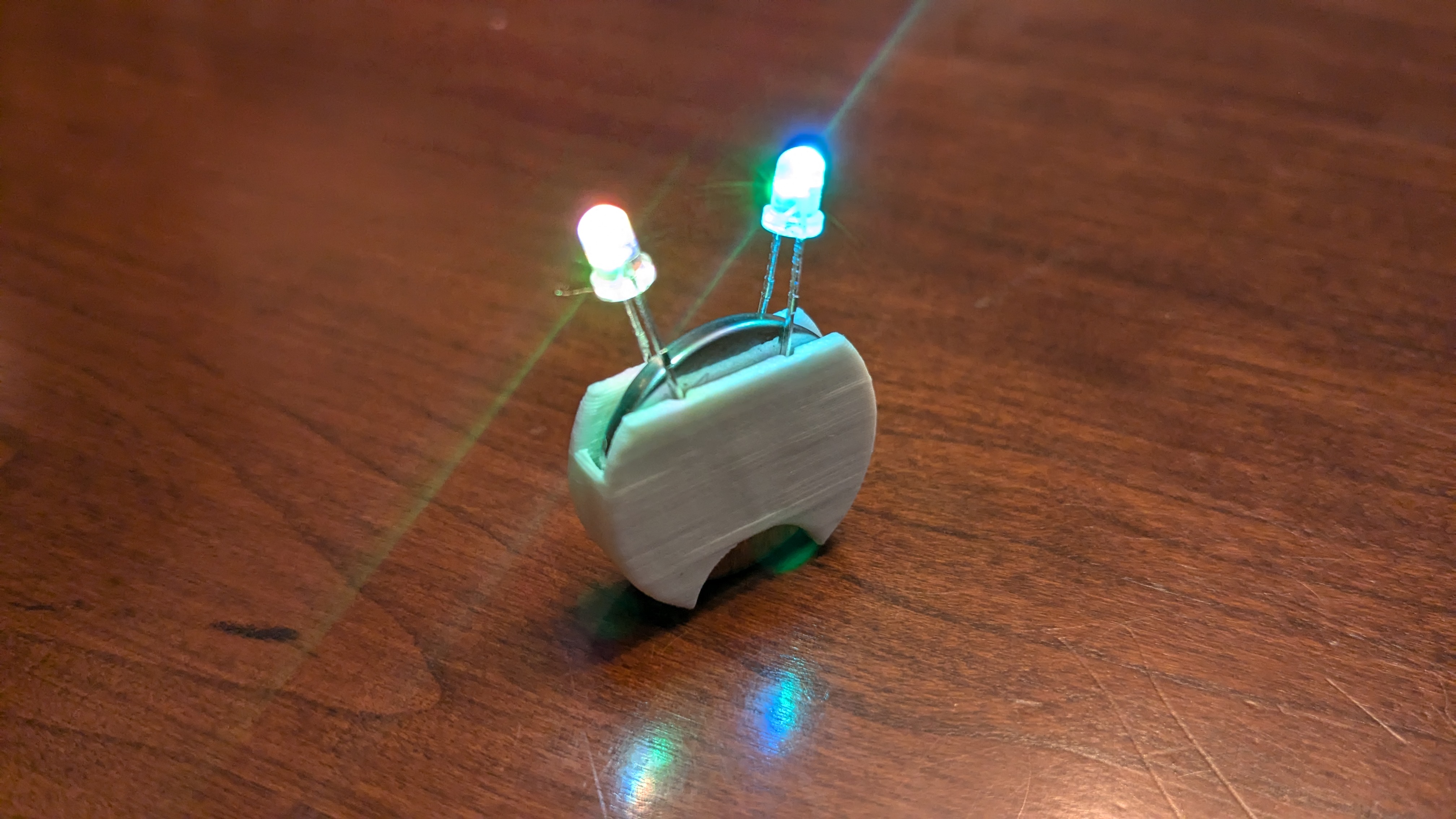 Button Battery LED Holder