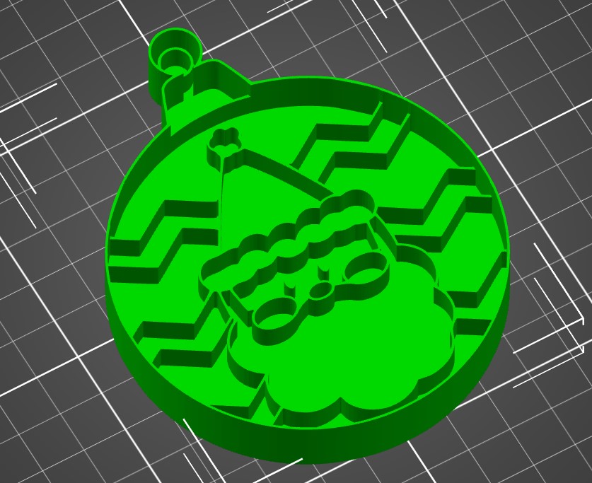 Santa Ornament Cookie Cutter