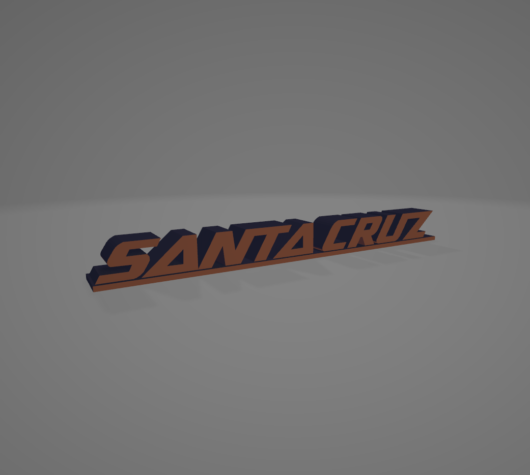 Decorative Santa Cruz Bycicles Logo