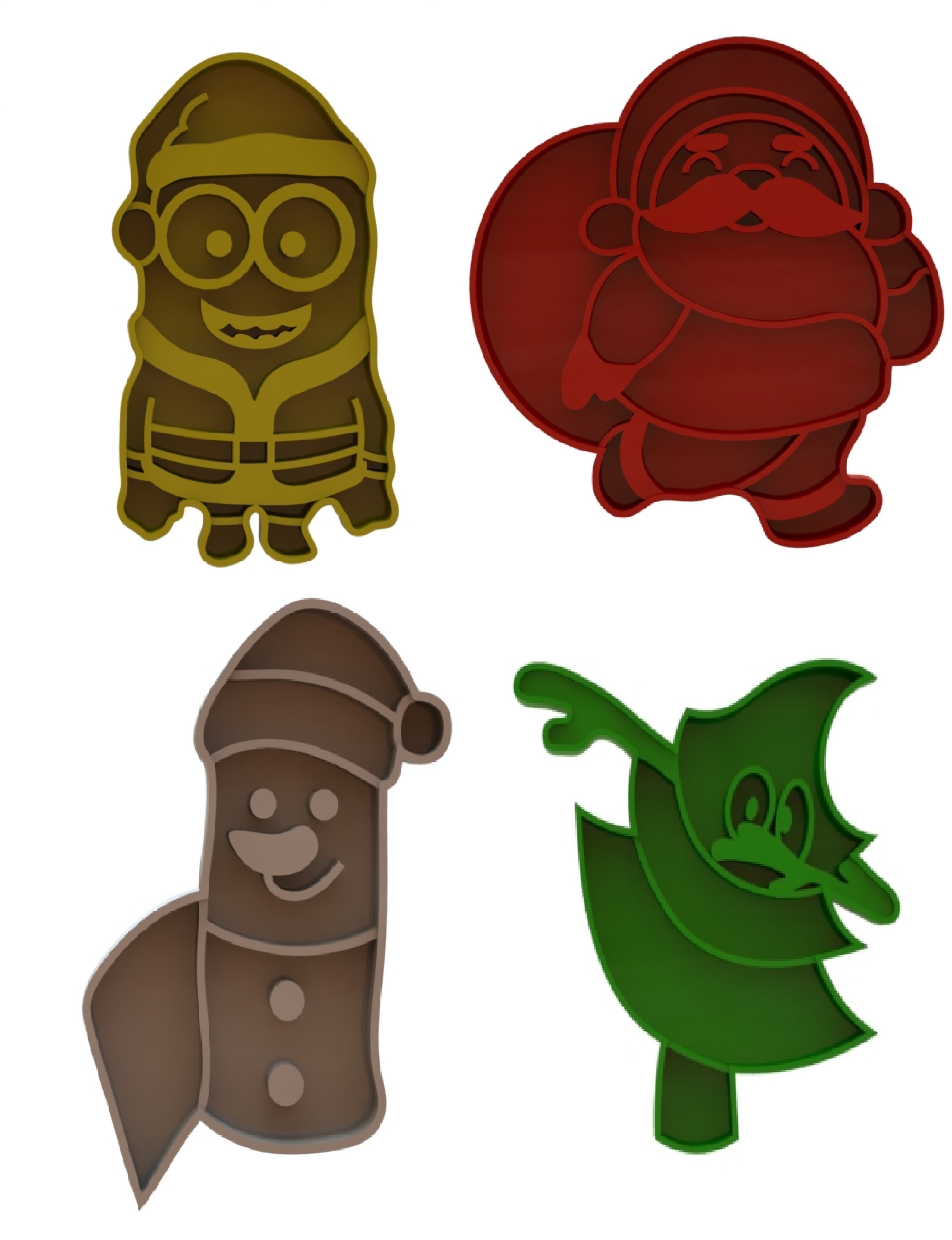 Christmas cookie cutters bundle