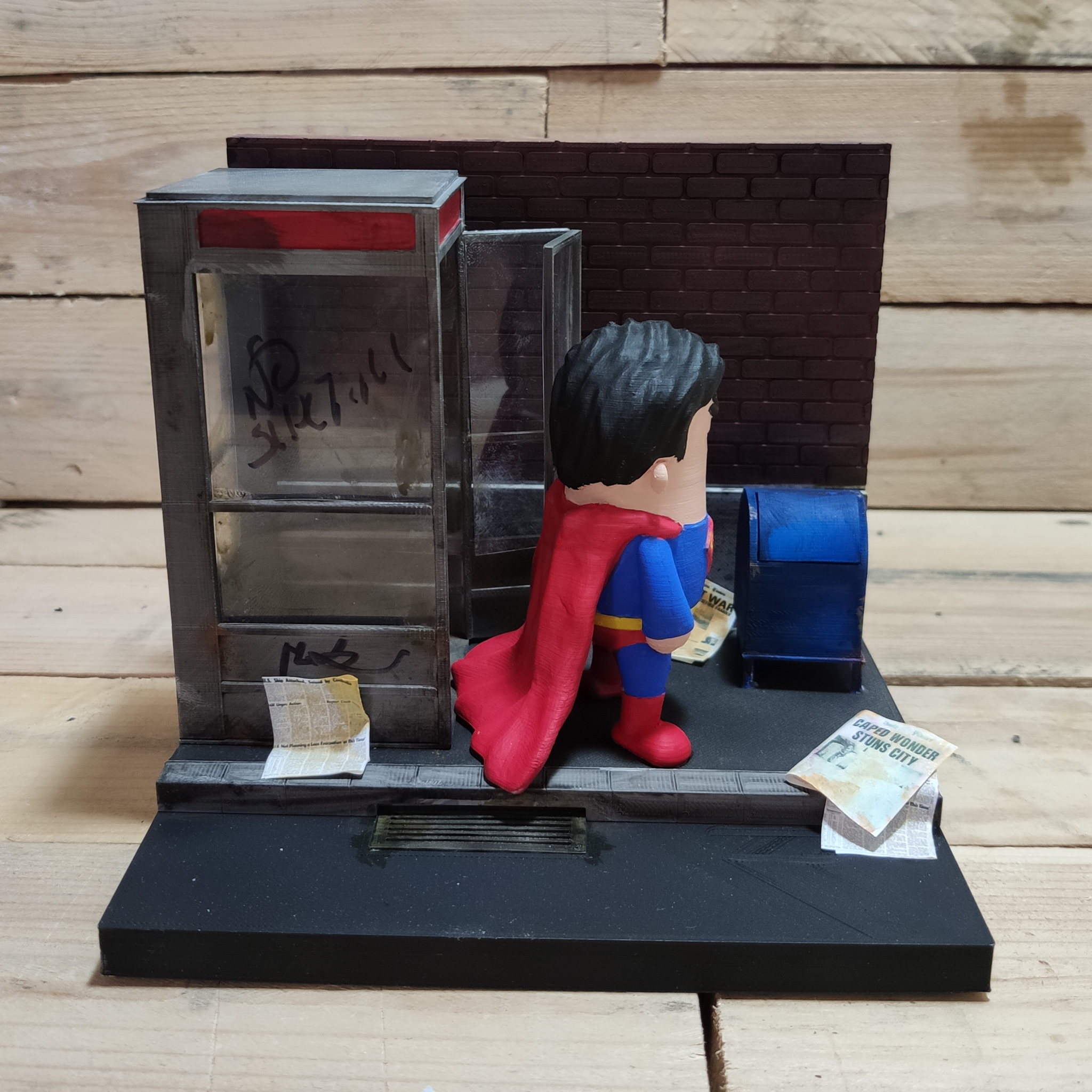 Mini Dude Diorama - Super Hero Figurine not included
