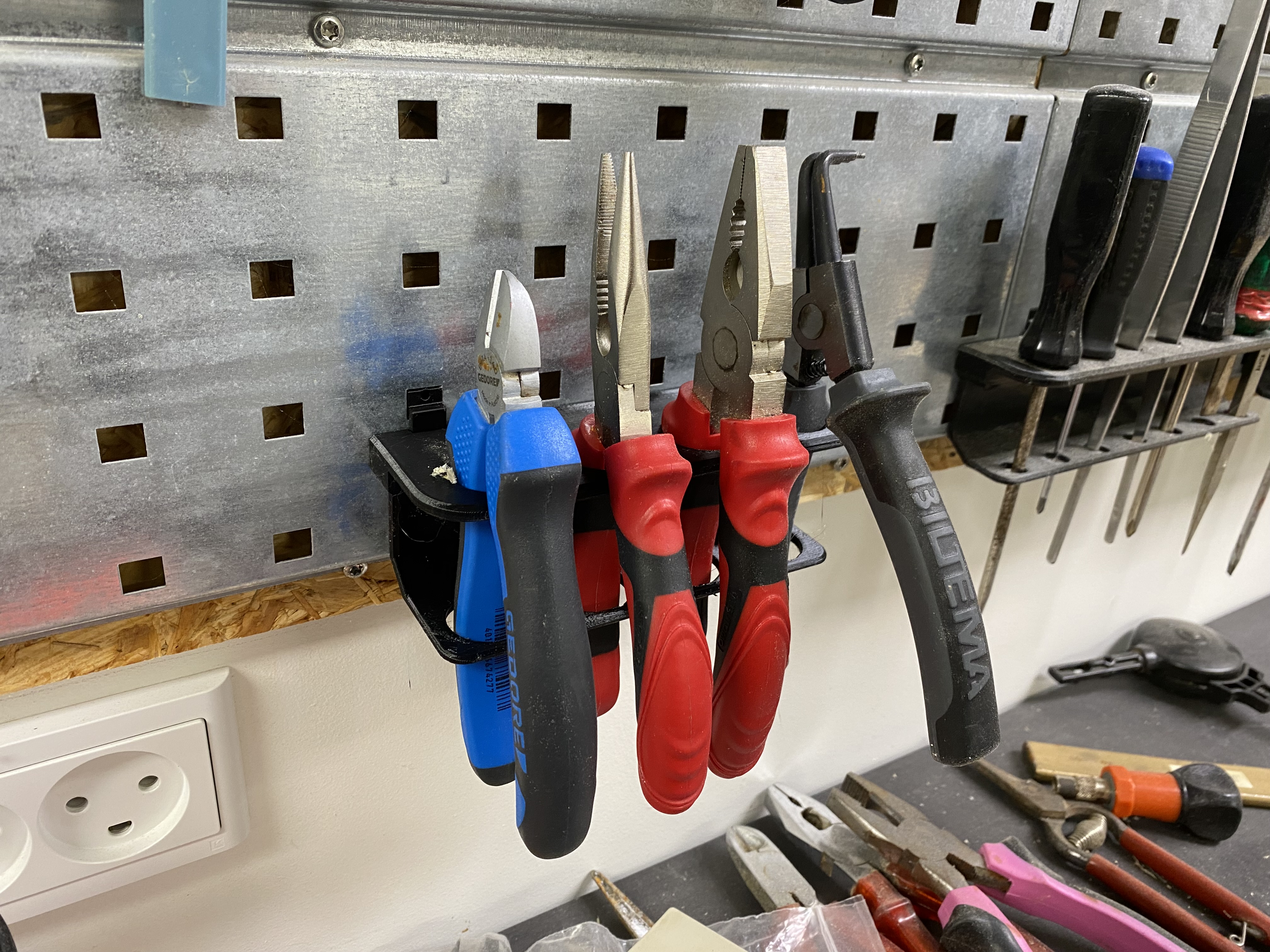 Plier Rack for Raaco tool wall