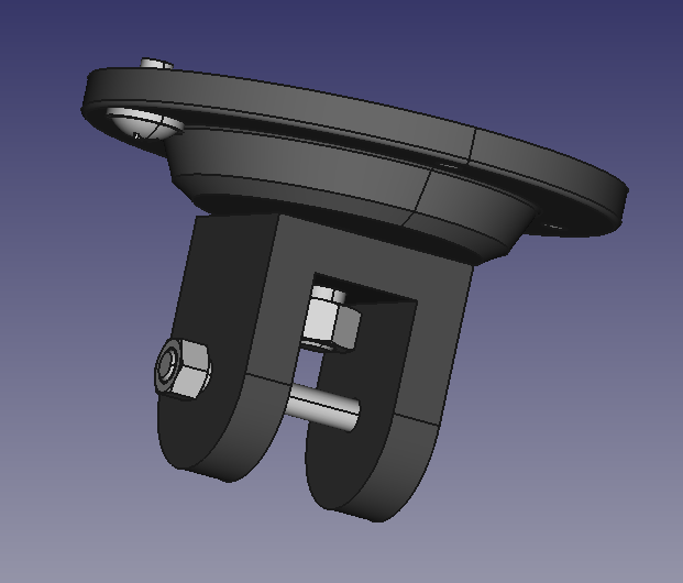 Miniatura 3 do modelo 3D Projector ceiling mount